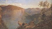 JH Carse, THe Weatherboard Falls,Blue Mountains